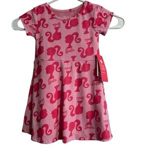 Barbie Pink Character Dress Girls Toddler 2T